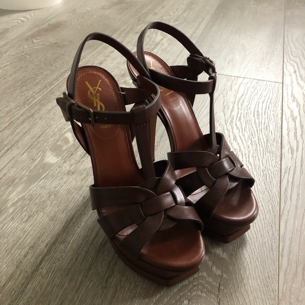YSL Tribute Sandals Size 5.5 - Picture 6 of 7